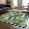 Homeroots 3' X 5' Olive Green And Fern Green Southwestern Washable Indoor Outdoor Area Rug 587344 - alternate 3