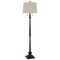 Homeroots 63" Rust Two Light Floor Lamp With Beige Fabric Square Shade 526294 - alternate 2
