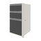 Connexion 15.40" W 3 Drawer Desk Pedestal, Sandstone/Slate, Letter/Legal 93621-1159 - alternate 1