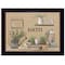 Homeroots Farmhouse Bath Black Framed Print Bathroom Wall Art 415866 - alternate 1