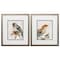 Homeroots 14" X 16" Metallic Bronze Frame Eco Bird, Set Of 2, 2PK 365237 - alternate 1