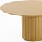 Homeroots 60" Brown Solid Wood Pedestal Base Round Top Dining Table 720992 - alternate 3