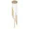 Z-Lite Forest 7 Light Chandelier, Modern Gold, 18 In W x 23.75 In H 919MP24-7R-MGLD-LED - alternate 1