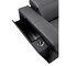 Homeroots 170" Dark Gray Top Grain Leather Reclining Metal USB Sofa 720423 - alternate 4