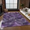 Homeroots 3' X 5' Purple Lavender And Gray Abstract Washable Indoor Outdoor Area Rug 587146 - alternate 2
