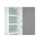 Cambridge Radiance 18 in. W x 24 in. D x 84 in. H Ready to Assemble Slab Pantry Kitchen Cabinet in Matte Grey SA-TP1884-MG-KIT - alternate 3