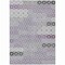 Homeroots 5' X 8' Lavender Gray And Ivory Floral Washable Indoor Outdoor Area Rug 617507 - alternate 5