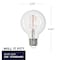 Bulbrite 8.5 Watt Dimmable Clear Filament G25 Medium E26 LED Bulb, 4 PK 861406 - alternate 2