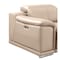 Homeroots Beige Leather Power Reclining U Shaped Eight Piece Corner Sectional 643953 - alternate 4