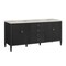 James Martin Vanities Myrrin 72" Vanity, Carbon Oak, w/ 3 CM Siberian Silestone Top 485-V72-CBO-3SFR - alternate 3