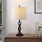 Jonathan Y Gaston 20.5" Resin Mini LED Table Lamp, Antique Black JYL1031B - alternate 3