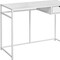 Homeroots 42" White Computer Desk 489827 - alternate 4