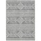 Homeroots 3' X 5' Gray And Ivory Southwestern Washable Indoor Outdoor Area Rug 593684 - alternate 3