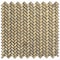 Apollo Tile Gold 11.8 in x 11.9 in Glass Glossy Floor and Wall Mosaic Tile 9.75 sqft/case, 10PK APLAHB8806A - alternate 1