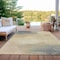 Homeroots 9' X 12' Beige Taupe And Ivory Abstract Washable Indoor Outdoor Area Rug 616848 - alternate 3