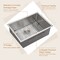 Wrightmaster 28 in. Undermount 16-Gauge Single Bowl Stainless Steel Sink with Bottom Grids, Rolling-Up Rack ZOR-U281810R1 - alternate 6