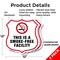 Signmission No Smoking Shield Label Set This Is A Sm, 12 inch X 12 inch, Plastic Sign, 2PK SHI-P-2PACK-12-399 - alternate 2