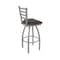 Holland Bar Stool Co 410 Jackie Stainless Steel 36in Swivel Bar Stool with Rein Coffee Seat 41036SS025 - alternate 3
