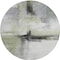 Homeroots 8' Sage Black And Gray Round Abstract Washable Indoor Outdoor Area Rug 603655 - alternate 2