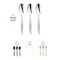 Smarty Had A Party Silver Disposable Plastic Serving Spoons (150 Spoons), 150PK 2642-CASE - alternate 3