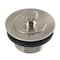 Kingston Brass 1-1/2-Inch Brass Lift & Lock Bathtub Drain, Brushed Nickel DLT2088 - alternate 1