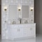 James Martin Vanities Bellshire 72" Double Vanity, Bright White w/ 3 CM Lime Delight Silestone Top 660-V72-BW-3LDL - alternate 3