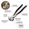 Performance Tool 2 pc. Pliers Set, Fence Pliers, Diagonal Pliers, Cushion Grip W1722 - alternate 2