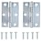 Prosource Cabinet Hinge, Steel, Zinc, Fixed Pin, 180 deg Range of Motion, Full Mortise Mounting, 20 Pair lb LR-050-PS - alternate 1