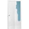 Sartodoors Sliding Closet Bi-fold Doors, Planum 0010 Primed, Sturdy Tracks Moldings Trims Hardware Set, Wood S PLANUM0010BF-PRI-36 x 96 (2* 18x96) - alternate 1