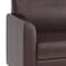 Flash Furniture HERCULES Diplomat Brown LeatherSoft Sofa with Clean Line-Stitched Frame and Chrome Legs BT-827-3-BN-CHR-GG - alternate 2