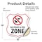 Signmission Dog Poop Shield Sign No Poop & Pee Zone, 18 Inch X 18 Inch, Vinyl Decal SHI-D-18-375 - alternate 3