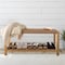 Alaterre Furniture Newport 40in Wood Storage Bench with Handcrafted Woven Rope Seat, Natural ANNP0520 - alternate 6