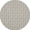 Homeroots 8' Gray Round Floral Indoor Outdoor Area Rug 527649 - alternate 3