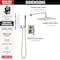 Delta Modern Monitor 14 Series Shower with Raincan & Hand Shower, 20.13 in, Spotshield Brushed Nickel T342701-SP - alternate 3