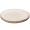 Vintiquewise Barky Natural Wood Slabs Rustic Ornament Slice Tray Table Charger 14 set of 4 QI003847-14.4 - alternate 3