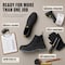 Handpoint Mens 6 in Composite Toe Work Boots-Black Crazy Horse Leather Safety Boots, Slip Resistant, 11 81N04-EE-11 - alternate 4