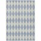 Homeroots 3' X 5' Sky Blue And Ivory Geometric Washable Indoor Outdoor Area Rug 577115 - alternate 3