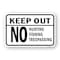 Signmission Keep Out No Hunting Fishing Trespassing, Heavy-Gauge Aluminum, 18" H, A-1824-25124 A-1824-25124 - alternate 1
