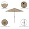 Pure Garden 10-Foot Outdoor Patio Umbrella with Auto-Tilt, Sand 50-LG1042B - alternate 3