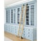 Quiet Glide 8.06 ft. White Oak Contemporary Wheel Bronze Rolling Hook Removable Ladder, 12 ft. Rail QG.540-8WO-12-H.07 - alternate 1