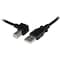 Startech.Com 1m USB 2.0 A to Left Angle B Cable - M/M USBAB1ML - alternate 1
