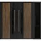 Vdomdoors Aluminum Double Doors Dekton 0163 Venezia Noce 1 Sidelight Entry Door Ceramic W84xH80) Right hand O DEKTON0163DEXD-VEN-W72+12xH80-RH-O - alternate 1