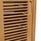 Happimess Solstice 47"H Handcrafted Pine Wood Bathroom Freestanding Floor Bathroom Storage Cabinet w/Louvered SHF2002A - alternate 4
