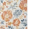 Homeroots 2' X 8' Ivory Orange and Blue Floral Stain Resistant Indoor Outdoor Runner Rug 548899 - alternate 2