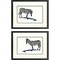 Homeroots Set Of Two Stand By Me Black Framed Wall Art, 2PK 653074 - alternate 1