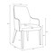 Manhattan Comfort Belmont Chenille and Faux Leather Wood Upholstered Armchair in Taupe DC1544-TP - alternate 2