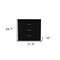 Homeroots 32" Black Three Drawer Dresser 544035 - alternate 7