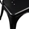 Homeroots Set of Four Black Steel Dining Side Chairs 544266 - alternate 5