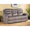 Homeroots 78" Brown Velvet Reclining Sofa With Black Legs 347270 - alternate 2