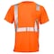 Dome75 Hi-Vis Short Sleeve Shirt, ANSI/ISEA 107-2020 Class 2, Type R, 100% Polyester Birds-Eye Mesh DSS1421 - alternate 4